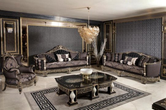 Luxury sofa set models consisting of modern lines | SRÇ Classic Furniture