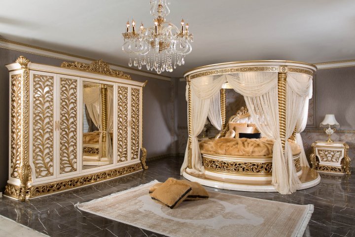 Aybars Klasik Yatak Odası Takımı  | SRÇ Klasik Mobilya